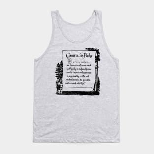 Conservation Pledge Tank Top